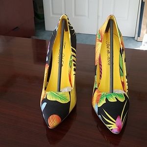 Toi et Moi Paradise Floral Print 4" Heels